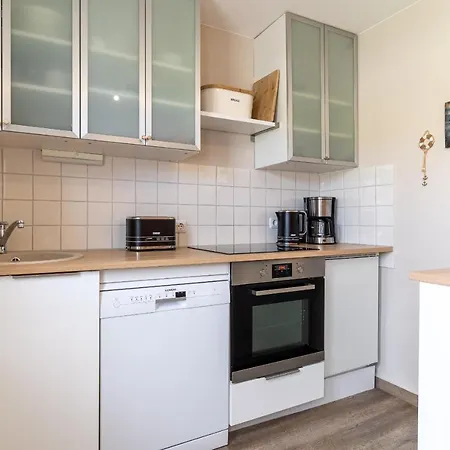 아파트 Fischerhaus Am Gartenwohnung Brösum