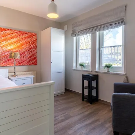 아파트 Fischerhaus Am Gartenwohnung Brösum